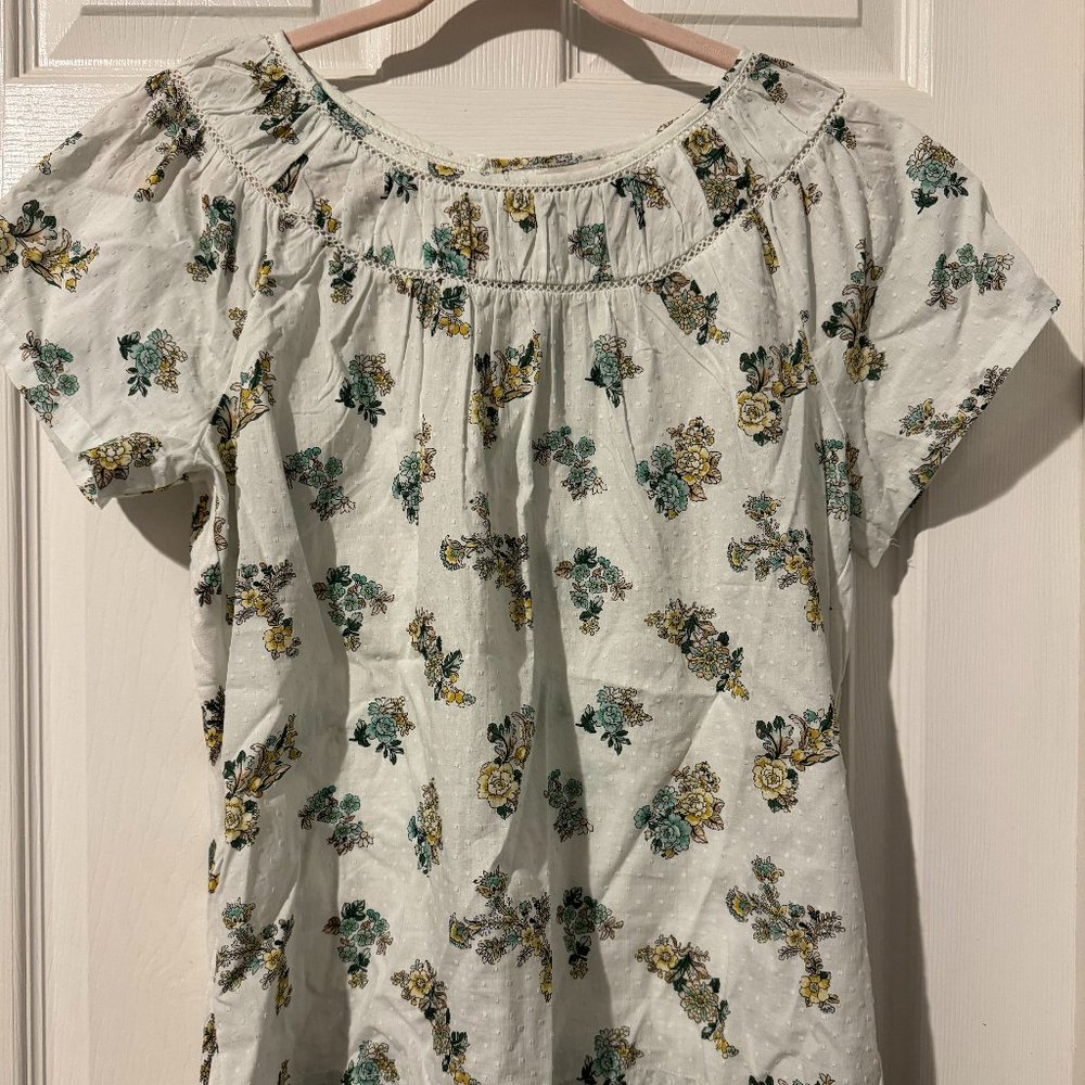 Loft, Floral Blouse, M